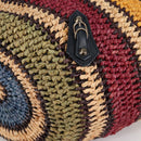 BALENCIAGA Tote Bag Raffia Beige Auth 140846V-11