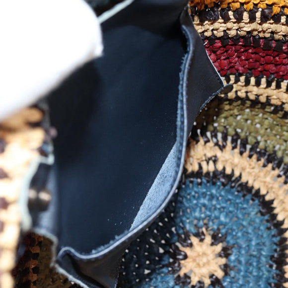 BALENCIAGA Tote Bag Raffia Beige Auth 140846V