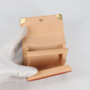 LOUIS VUITTON Multicolor Porte Monnaie Pla Coin Purse White M92657 Auth 140850V-8