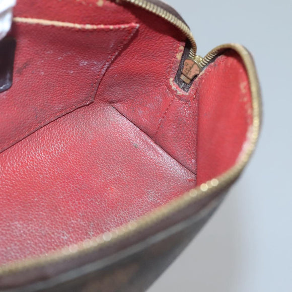 LOUIS VUITTON Damier Ebene Pochette Cosmetic PM Pouch N47516 LV Auth 140854