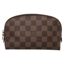 LOUIS VUITTON Damier Ebene Pochette Cosmetic PM Pouch N47516 LV Auth 140854-13