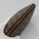 LOUIS VUITTON Damier Ebene Pochette Cosmetic PM Pouch N47516 LV Auth 140854-5