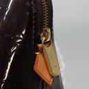 LOUIS VUITTON Monogram Vernis Pochette Cosmetic PM Amarante M91495 Auth 140856-8