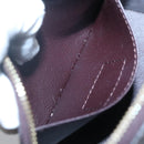 LOUIS VUITTON Monogram Vernis Pochette Cosmetic PM Amarante M91495 Auth 140856-11