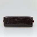 LOUIS VUITTON Monogram Vernis Pochette Cosmetic PM Amarante M91495 Auth 140856-6