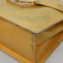 LOUIS VUITTON Monogram Vernis Spring Street Hand Bag Gris M91029 LV Auth 140857-9