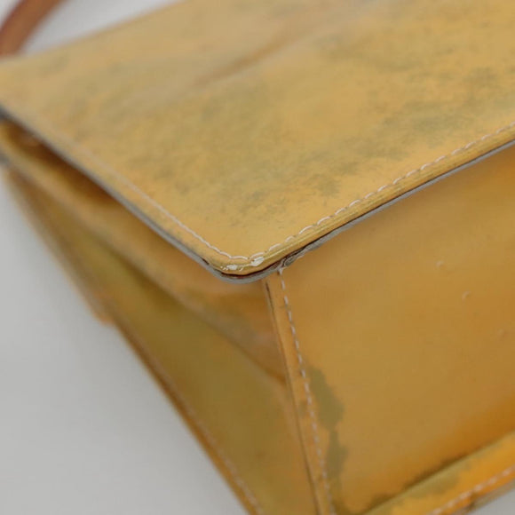 LOUIS VUITTON Monogram Vernis Spring Street Hand Bag Gris M91029 LV Auth 140857