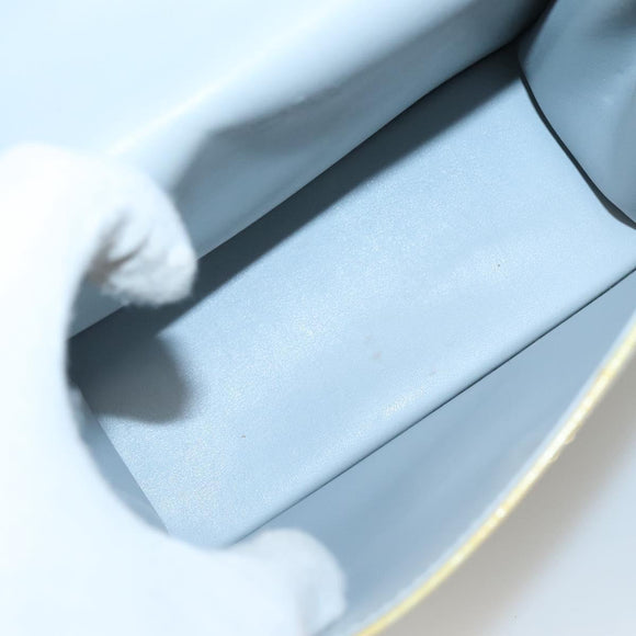 LOUIS VUITTON Monogram Vernis Spring Street Hand Bag Gris M91029 LV Auth 140857