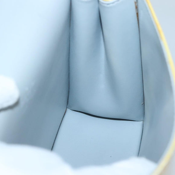 LOUIS VUITTON Monogram Vernis Spring Street Hand Bag Gris M91029 LV Auth 140857