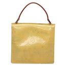 LOUIS VUITTON Monogram Vernis Spring Street Hand Bag Gris M91029 LV Auth 140857-2