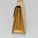 LOUIS VUITTON Monogram Vernis Spring Street Hand Bag Gris M91029 LV Auth 140857-4