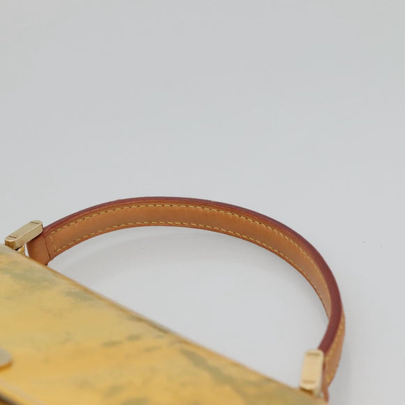 LOUIS VUITTON Monogram Vernis Spring Street Hand Bag Gris M91029 LV Auth 140857