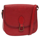 LOUIS VUITTON Epi Saint Cloud GM Shoulder Bag Red M52197 LV Auth 140860-1