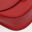 LOUIS VUITTON Epi Saint Cloud GM Shoulder Bag Red M52197 LV Auth 140860-15