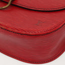 LOUIS VUITTON Epi Saint Cloud GM Shoulder Bag Red M52197 LV Auth 140860-16