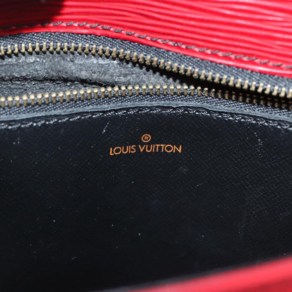 LOUIS VUITTON Epi Saint Cloud GM Shoulder Bag Red M52197 LV Auth 140860