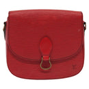LOUIS VUITTON Epi Saint Cloud GM Shoulder Bag Red M52197 LV Auth 140860-13