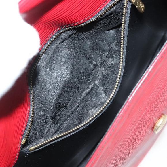 LOUIS VUITTON Epi Saint Cloud GM Shoulder Bag Red M52197 LV Auth 140860