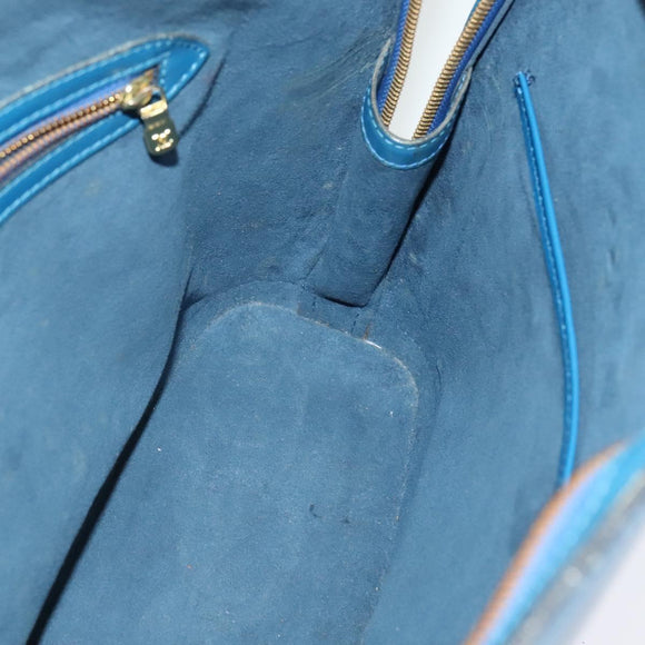 LOUIS VUITTON Epi Lussac Shoulder Bag Blue M52285 LV Auth 140861