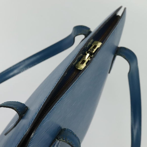 LOUIS VUITTON Epi Lussac Shoulder Bag Blue M52285 LV Auth 140861