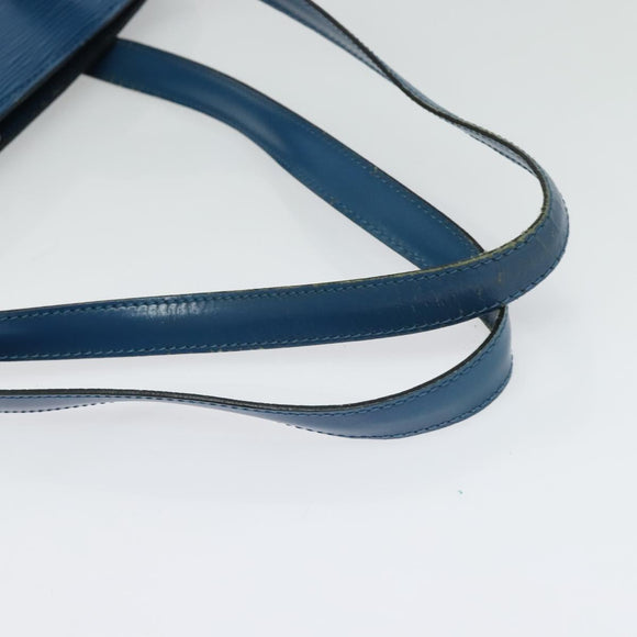 LOUIS VUITTON Epi Lussac Shoulder Bag Blue M52285 LV Auth 140861