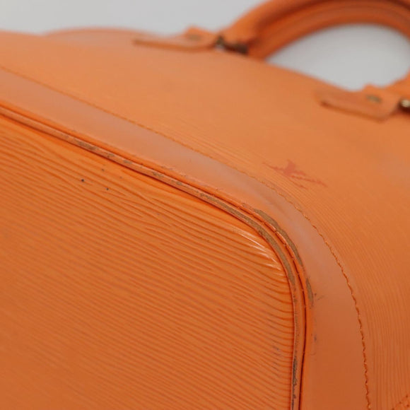 LOUIS VUITTON Epi Alma Hand Bag Orange Mandarin M5214H LV Auth 140862
