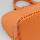 LOUIS VUITTON Epi Alma Hand Bag Orange Mandarin M5214H LV Auth 140862-13