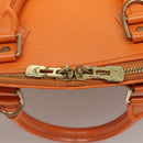 LOUIS VUITTON Epi Alma Hand Bag Orange Mandarin M5214H LV Auth 140862-14