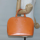LOUIS VUITTON Epi Alma Hand Bag Orange Mandarin M5214H LV Auth 140862-20