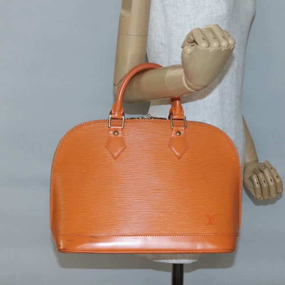 LOUIS VUITTON Epi Alma Hand Bag Orange Mandarin M5214H LV Auth 140862