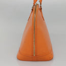 LOUIS VUITTON Epi Alma Hand Bag Orange Mandarin M5214H LV Auth 140862-4