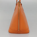LOUIS VUITTON Epi Alma Hand Bag Orange Mandarin M5214H LV Auth 140862-5