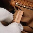 LOUIS VUITTON Monogram Vernis Reade PM Hand Bag Noisette M91334 LV Auth 140863-12