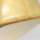 LOUIS VUITTON Monogram Vernis Houston Hand Bag Gris M91053 LV Auth 140865-9