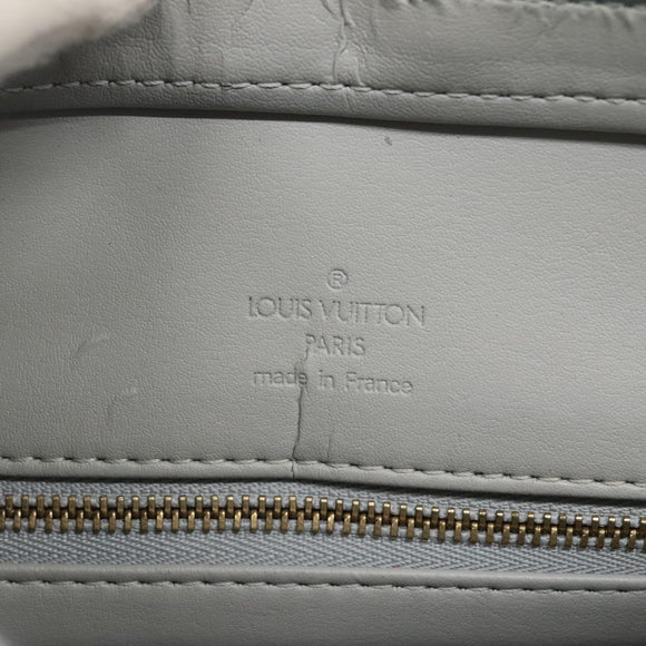LOUIS VUITTON Monogram Vernis Houston Hand Bag Gris M91053 LV Auth 140865