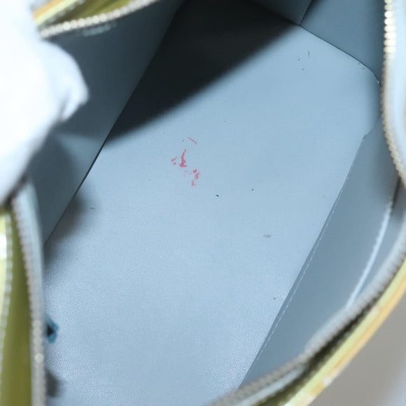 LOUIS VUITTON Monogram Vernis Houston Hand Bag Gris M91053 LV Auth 140865