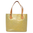 LOUIS VUITTON Monogram Vernis Houston Hand Bag Gris M91053 LV Auth 140865-13