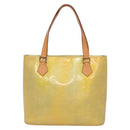LOUIS VUITTON Monogram Vernis Houston Hand Bag Gris M91053 LV Auth 140865-2