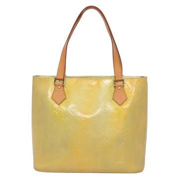 LOUIS VUITTON Monogram Vernis Houston Hand Bag Gris M91053 LV Auth 140865 - 0