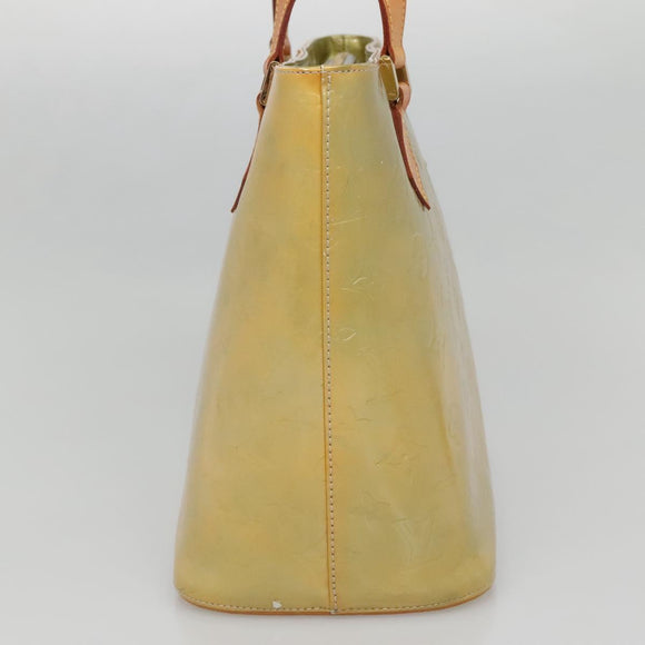 LOUIS VUITTON Monogram Vernis Houston Hand Bag Gris M91053 LV Auth 140865