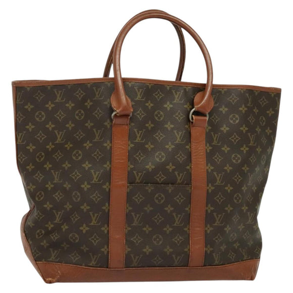 LOUIS VUITTON Monogram Sac Weekend GM Tote Bag M42420 LV Auth 140873