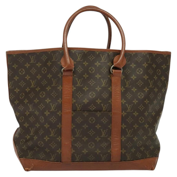 LOUIS VUITTON Monogram Sac Weekend GM Tote Bag M42420 LV Auth 140873