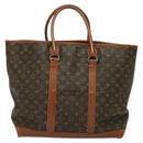 LOUIS VUITTON Monogram Sac Weekend GM Tote Bag M42420 LV Auth 140873-2