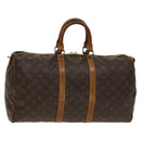 LOUIS VUITTON Monogram Keepall 45 Boston Bag Vintage M41428 LV Auth 140878-1