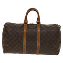 LOUIS VUITTON Monogram Keepall 45 Boston Bag Vintage M41428 LV Auth 140878-13