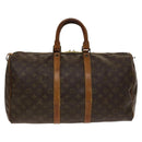 LOUIS VUITTON Monogram Keepall 45 Boston Bag Vintage M41428 LV Auth 140878-2