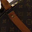 LOUIS VUITTON Monogram Keepall 55 Boston Bag M41424 LV Auth 140879-17