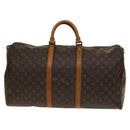 LOUIS VUITTON Monogram Keepall 55 Boston Bag M41424 LV Auth 140879-13