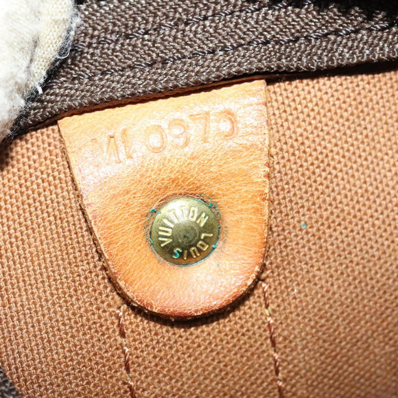 LOUIS VUITTON Monogram Keepall 55 Boston Bag M41424 LV Auth 140879