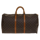 LOUIS VUITTON Monogram Keepall 55 Boston Bag M41424 LV Auth 140879-2
